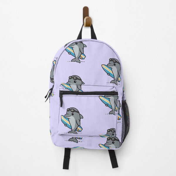 Item preview, Adventurous dolphin with surfboard designed and sold by Rouibg.