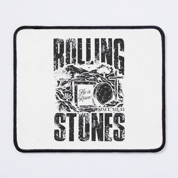 Item preview, Rolling Stones Since AD 33, He Is Risen Easter, Christian Retro Jesus designed and sold by Malosortin.