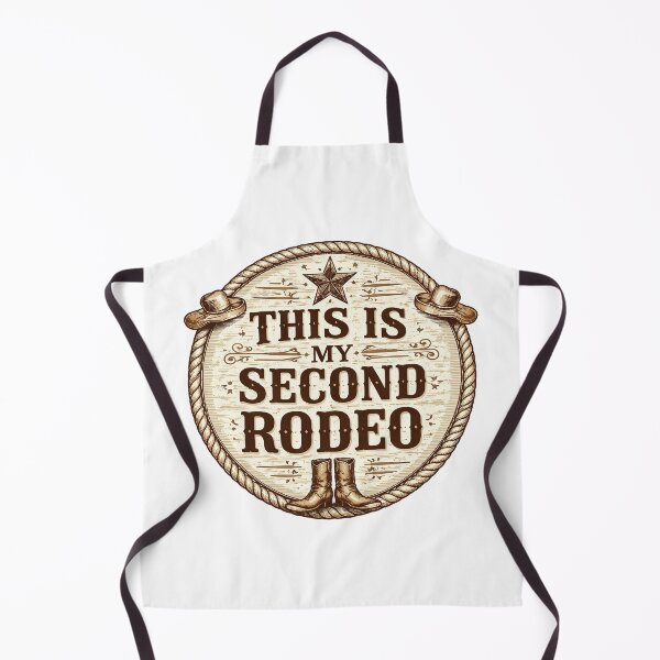 Item preview, This Is My Second Rodeo, Retro Vintage Cowboy designed and sold by graphic-genie.