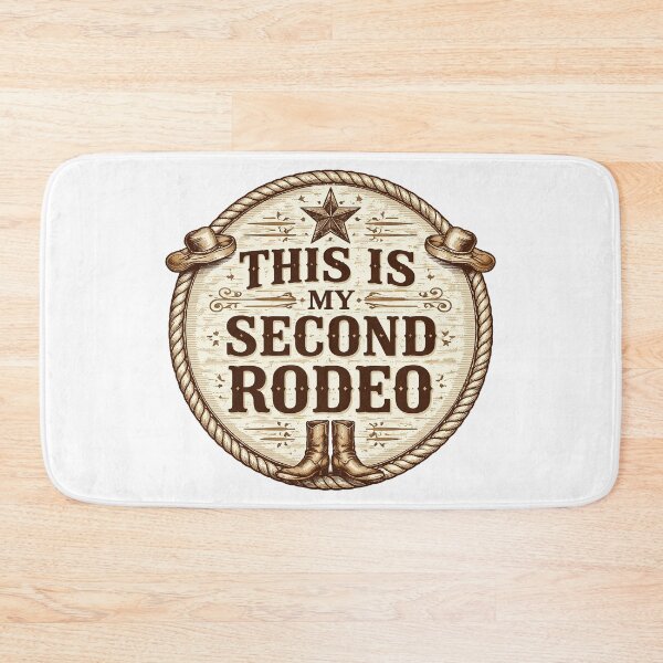 Item preview, This Is My Second Rodeo, Retro Vintage Cowboy  designed and sold by graphic-genie.