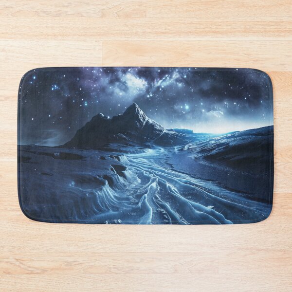 Item preview, Frozen Cosmic Landscape Night Sky designed and sold by QuantumDrift.