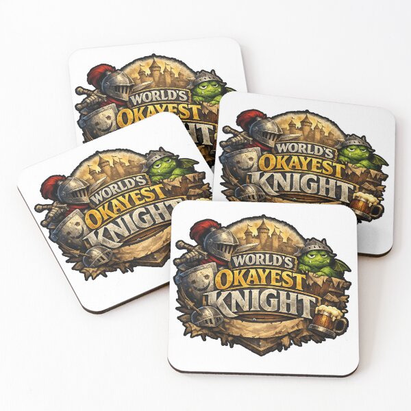 Item preview, World's Okayest Knight designed and sold by InnTenCitiesTavern.