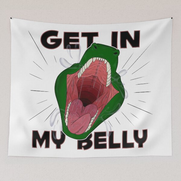 Item preview, Get In My Belly: Redux!!! [Green] designed and sold by Drazelleverse.