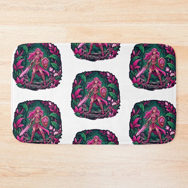 Item preview, HD Deep Jungle Pink Heroic Fantasy Realm designed and sold by ABArtByAlexST.