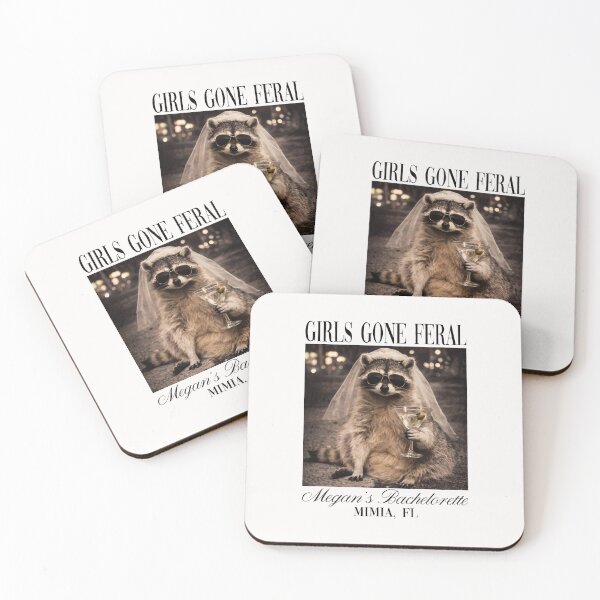Item preview, Girls Gone Feral Raccoon Bachelorette Party designed and sold by Malosortin.