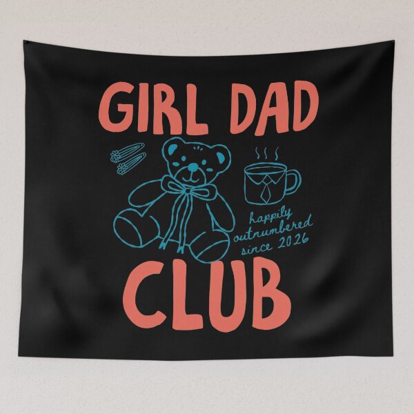 Item preview, Girl Dad Club, Girl Dad, New Dad Gift designed and sold by Malosortin.