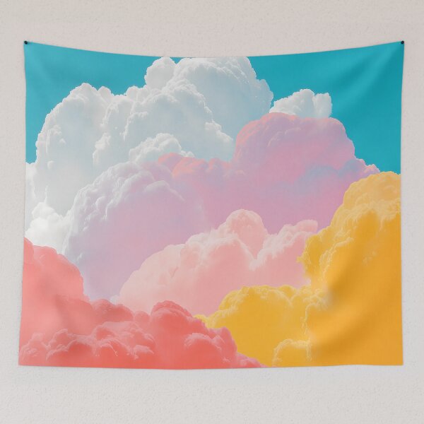 Item preview, Colorful Dreamy Clouds Aesthetic Sky Art designed and sold by Mindrender.