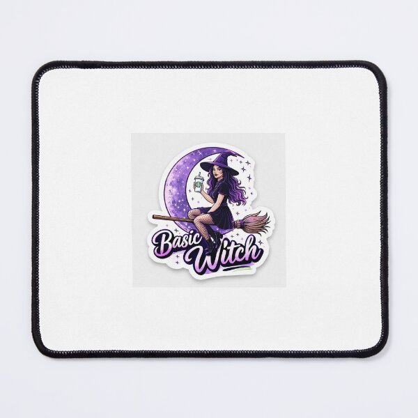 Item preview, Basic Witch Funny Sticker – Purple Moon Aesthetic Witch Decal ?✨ designed and sold by SparkVault.