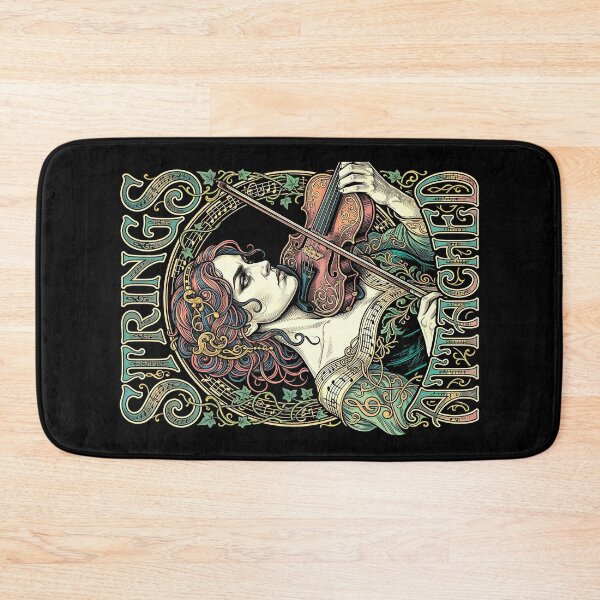 Item preview, Violinist Violin Strings Attached Vintage Woman Musician designed and sold by GrandeDuc.