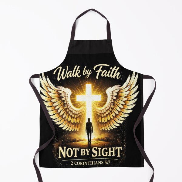 Item preview, Walk by Faith Not by Sight Christian Cross Wings Bible Verse T-Shirt designed and sold by photoart1854.
