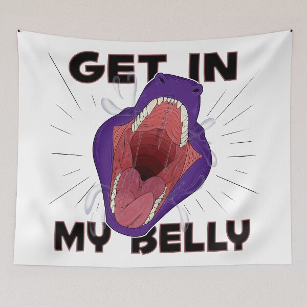 Item preview, Get In My Belly: Redux!!! [Purple] designed and sold by Drazelleverse.