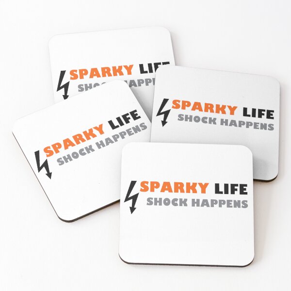 Item preview, Sparky Life Shock Happens Funny Electrician Quote ⚡ designed and sold by Dimu Co..