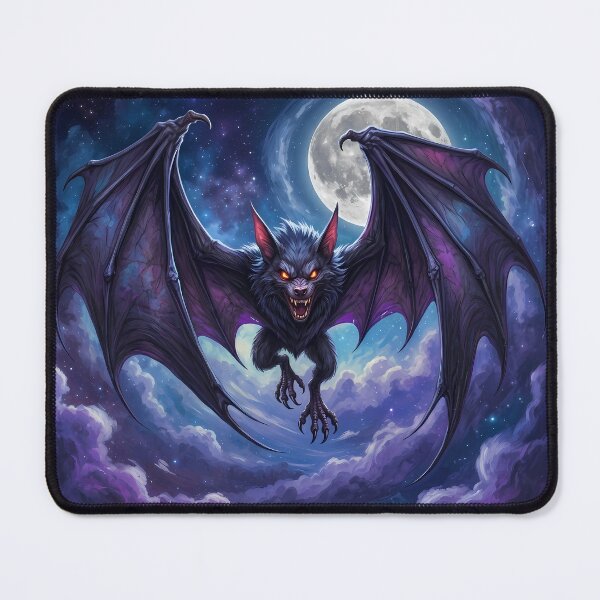 Item preview, Vampire Bat - Purple Night Sky Horror designed and sold by Lucid Dream Pixel.