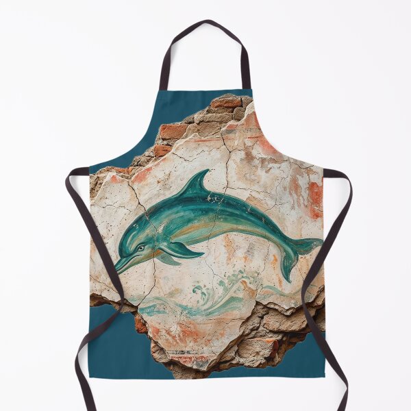Item preview, Roman Dolphin Fresco designed and sold by codex antique.