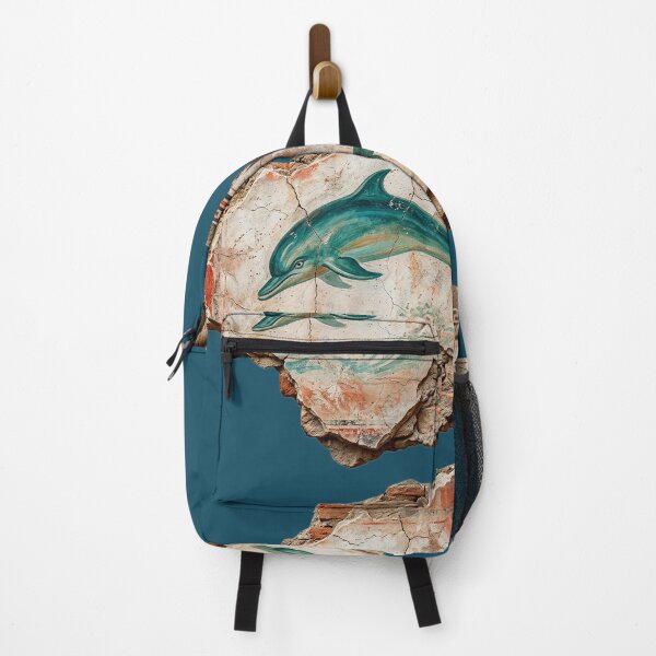 Item preview, Roman Dolphin Fresco designed and sold by codex antique.
