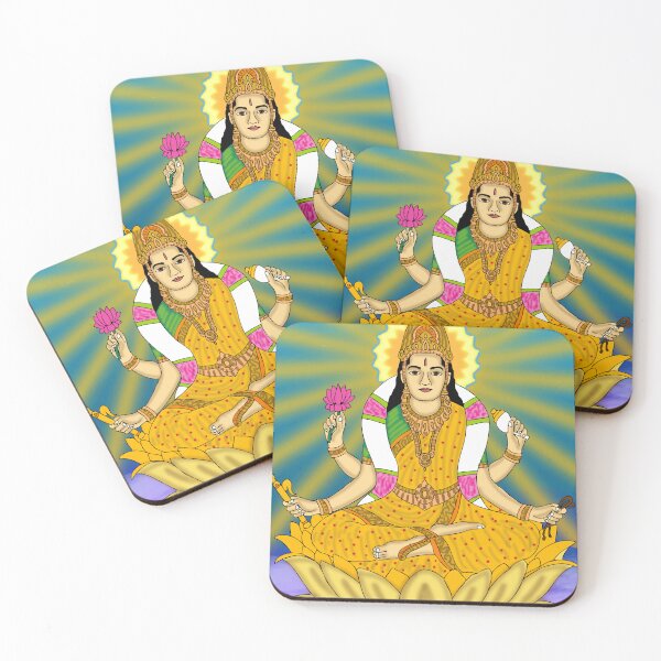 Item preview, Goddess Nanda Digital Art – Hindu Spiritual Mother Illustration designed and sold by Harshit_Digital_Arts.