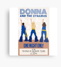 Donna und die Dynamos Poster / Drucke, Mamma Mia Hier gehen wir wieder Metallbild