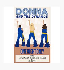 Lámina fotográfica Donna and the Dynamos Posters / Prints, Mamma Mia Here We Go Again