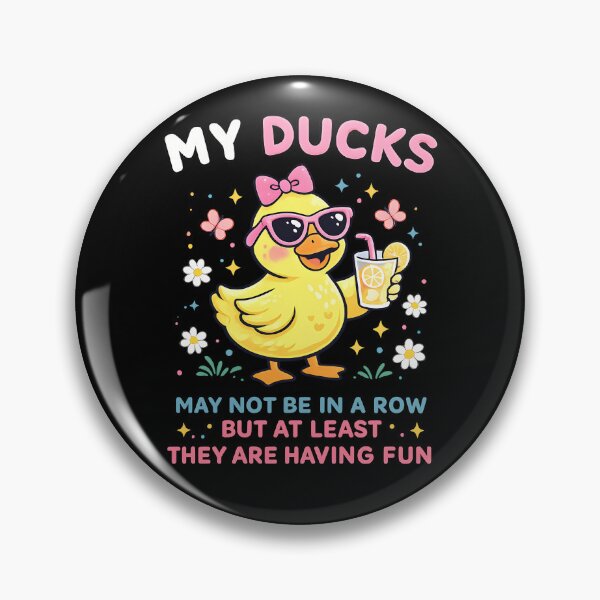 Item preview, My Ducks May Not Be in A Row Duck designed and sold by JODYSMORGAN.