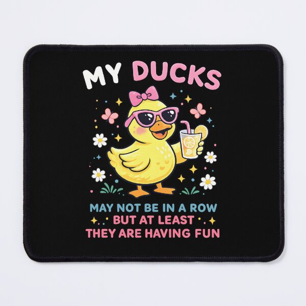 Item preview, My Ducks May Not Be in A Row Duck designed and sold by JODYSMORGAN.