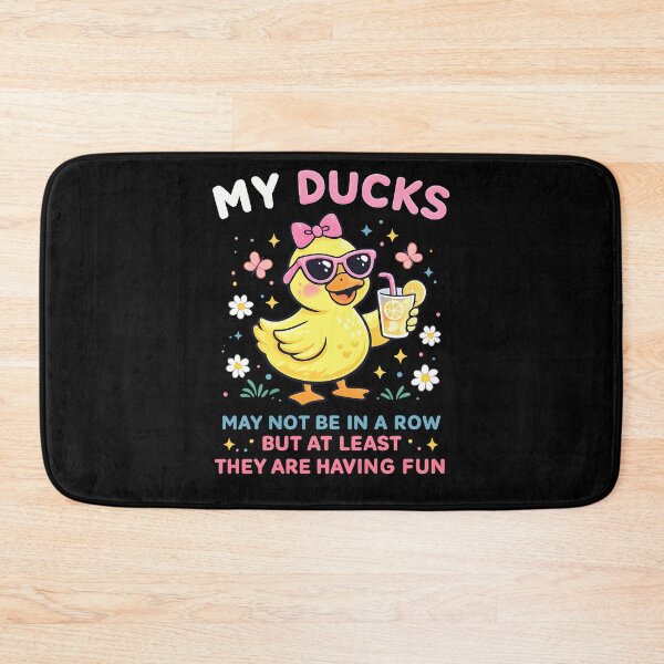 Item preview, My Ducks May Not Be in A Row Duck designed and sold by JODYSMORGAN.