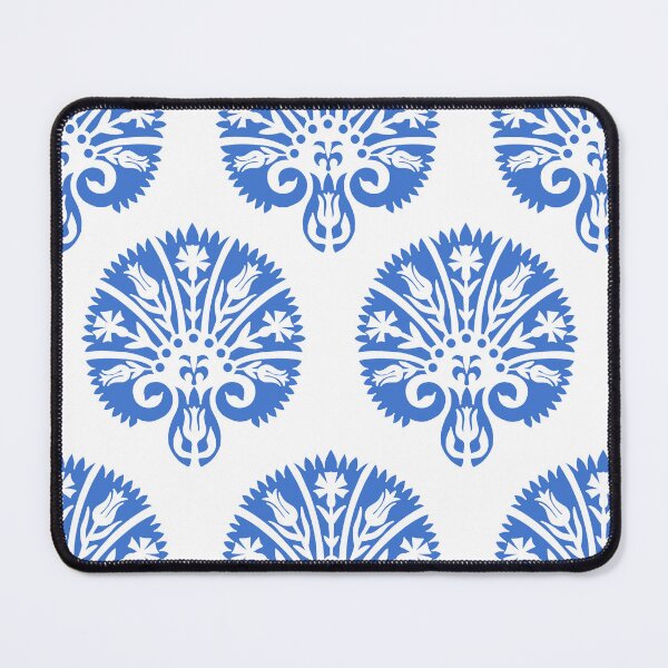 Item preview, VV Blocked Vibe-medium azure blue designed and sold by Fabricatemyart.