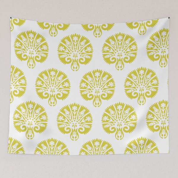 Item preview, VV Blocked Vibe-golden Sunshine yellow designed and sold by Fabricatemyart.