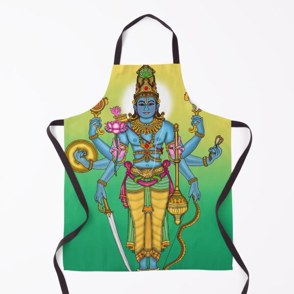 Item preview, Lord Vishnu Digital Art – Hindu Supreme Deity Illustration designed and sold by Harshit_Digital_Arts.