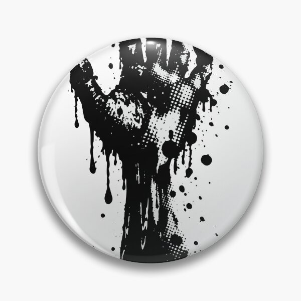 Item preview, Dark abstract concept of a hand emerging and dissolving into liquid, symbolizing transformation and decay. designed and sold by Dejbar.