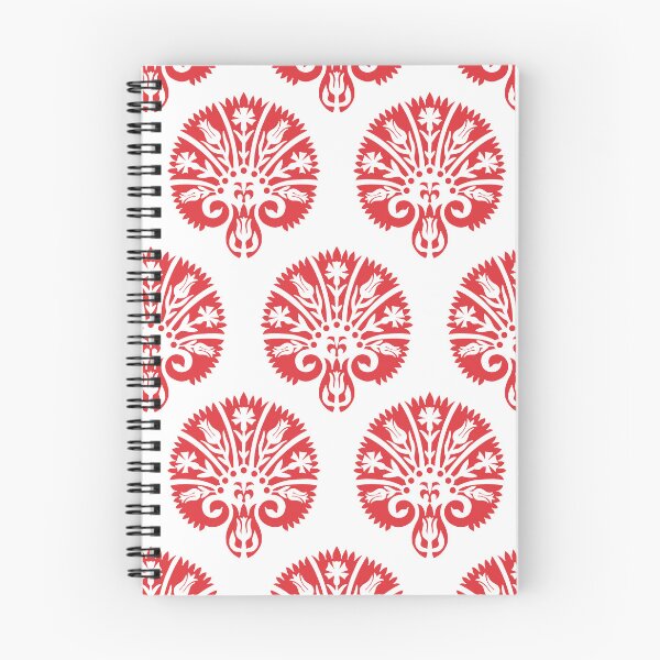 Item preview, Hand Blocked single-Red designed and sold by Fabricatemyart.