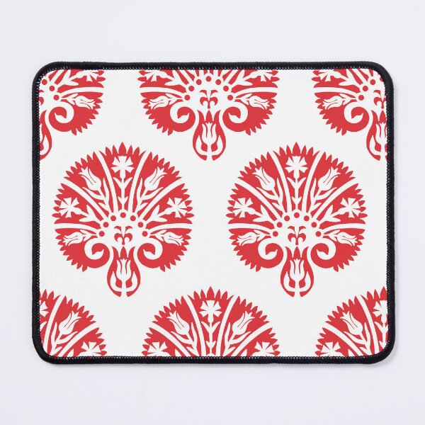 Item preview, Hand Blocked single-Red designed and sold by Fabricatemyart.