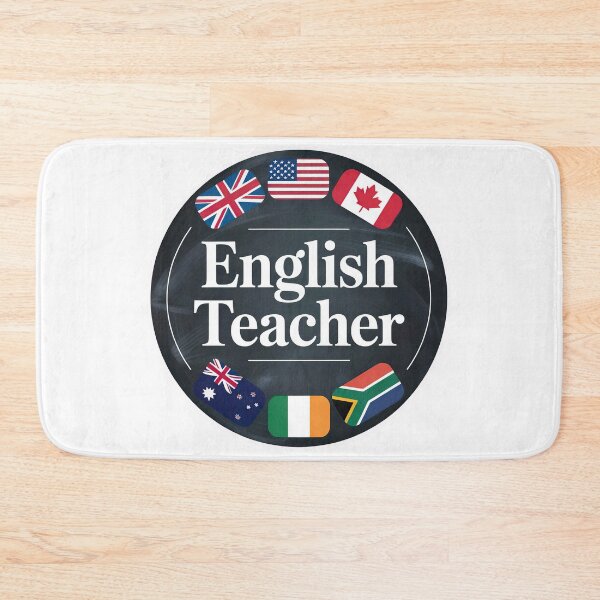 Item preview, English Teacher Speaking Countries World Flag designed and sold by graphic-genie.