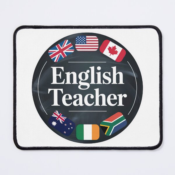 Item preview, English Teacher Speaking Countries World Flag designed and sold by graphic-genie.