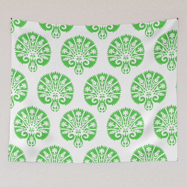 Item preview, VV Blocked Vibe-Emerald Leaf Green designed and sold by Fabricatemyart.