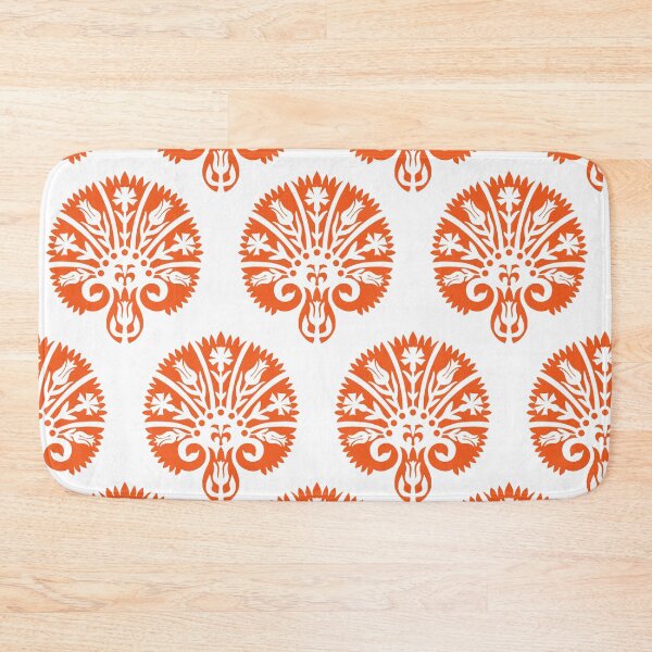 Item preview, VV Blocked Vibe-Fiery Orange designed and sold by Fabricatemyart.