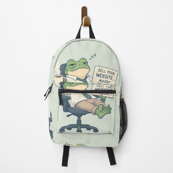 Item preview, Sell Your Website Frog T-Shirt – Funny Business Meme Frog, Entrepreneur Humor Tee, Cute Marketing Frog Shirt designed and sold by ZyxDes.