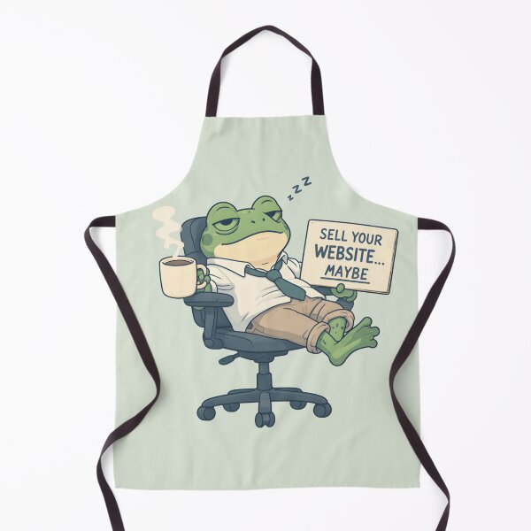 Item preview, Sell Your Website Frog T-Shirt – Funny Business Meme Frog, Entrepreneur Humor Tee, Cute Marketing Frog Shirt designed and sold by ZyxDes.