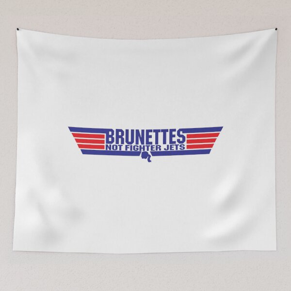 Item preview, Brunettes Not Fighter Jets designed and sold by Shopnsmilee.