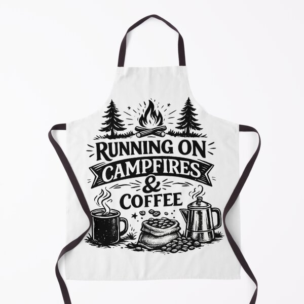 Item preview, Campfires And Coffee Fuel My Outdoor Adventures Daily designed and sold by KBTshirts.
