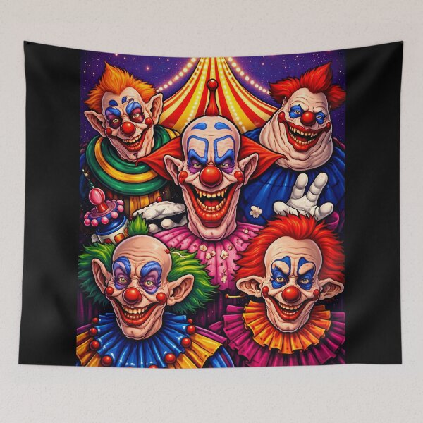 Item preview, killer clowns space monsters vintage  designed and sold by Blck-Acid-Devil.