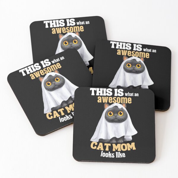Item preview, This is what an awesome cat mom looks like Classic Funny T-Shirt designed and sold by OldSkullDesigns.