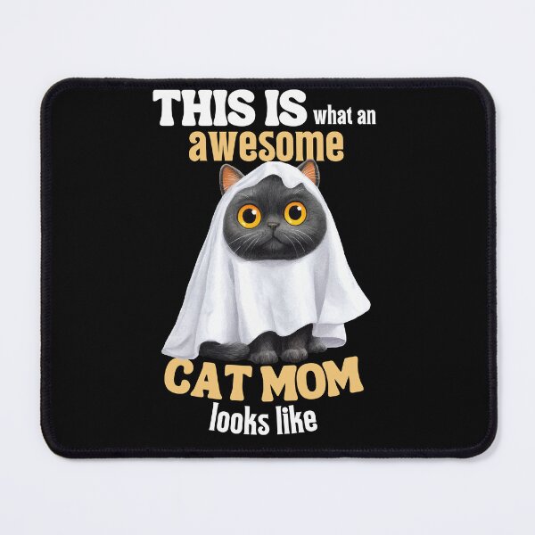 Item preview, This is what an awesome cat mom looks like Classic Funny T-Shirt designed and sold by OldSkullDesigns.