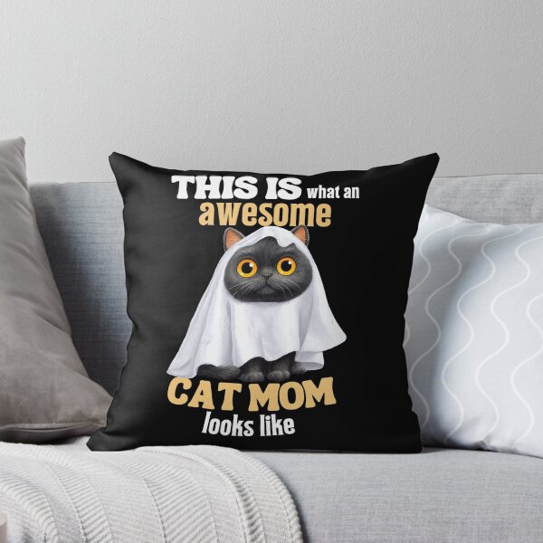 Item preview, This is what an awesome cat mom looks like Classic Funny T-Shirt designed and sold by OldSkullDesigns.