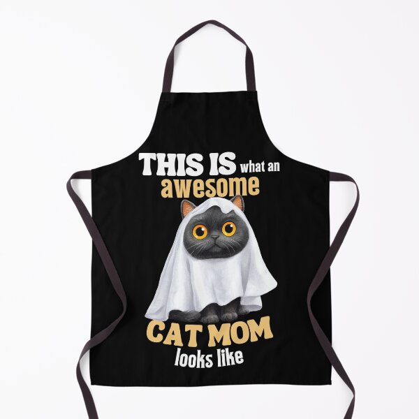 Item preview, This is what an awesome cat mom looks like Classic Funny T-Shirt designed and sold by OldSkullDesigns.