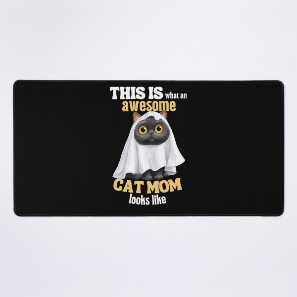 Item preview, This is what an awesome cat mom looks like Classic Funny T-Shirt designed and sold by OldSkullDesigns.