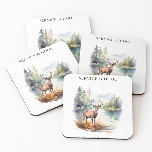 Item preview, Pioneer Service School Wildlife Design, JW Deer Nature Art with Scripture, “Fully Accomplish Your Ministry designed and sold by Kishaprints.