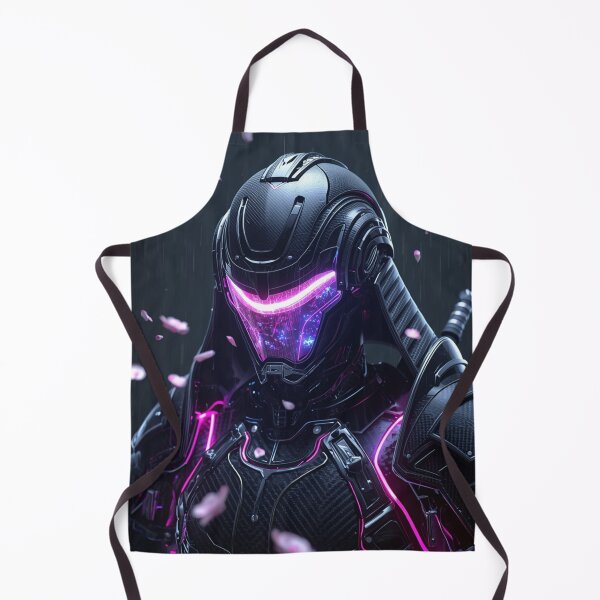 Item preview, Future Visions: Liquid Neon Shogun - Cyberpunk Samurai designed and sold by THEARTCURATİON .
