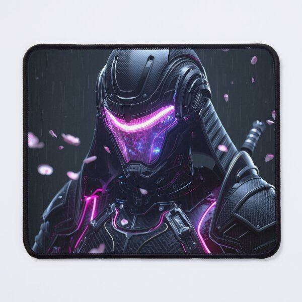 Item preview, Future Visions: Liquid Neon Shogun - Cyberpunk Samurai designed and sold by THEARTCURATİON .