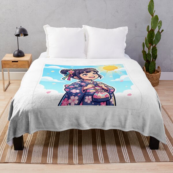 Item preview, UHD Dreamy Japanese Girl Sky Digital Art designed and sold by ABArtByAlexST.