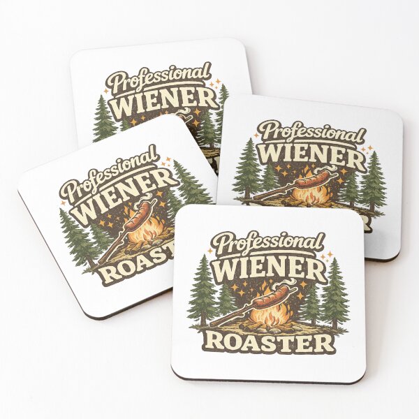 Item preview, Professional Wiener Roaster Funny Camping Campfire Food Design designed and sold by KBTshirts.